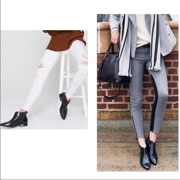 Madewell Shoes - Madewell Chico pointed toe Chelsea boot in black